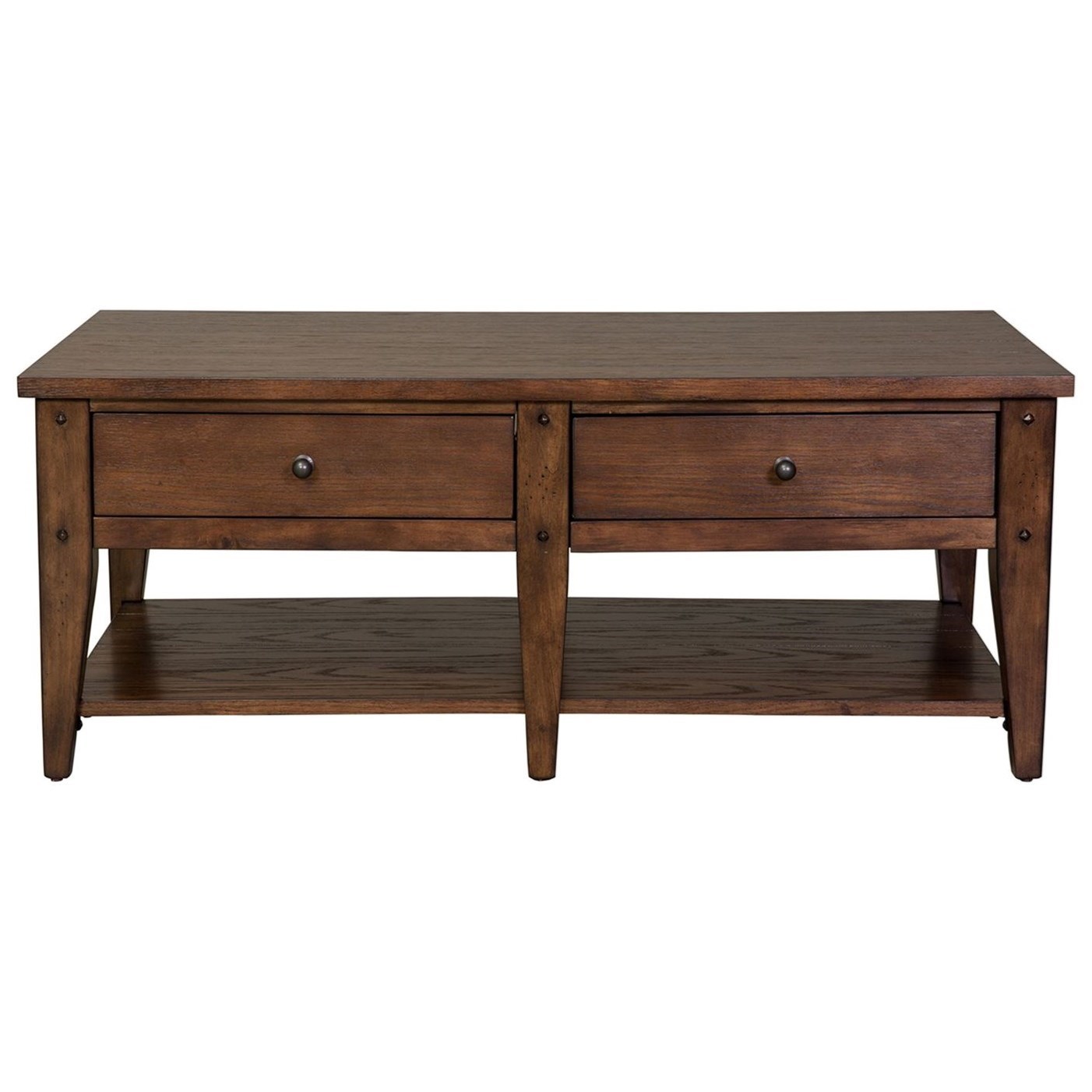Liberty Furniture Lake House 2Drawer Cocktail Table Standard